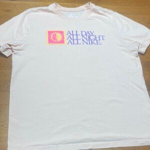 Nike Women's Light Pink Graphic Tee